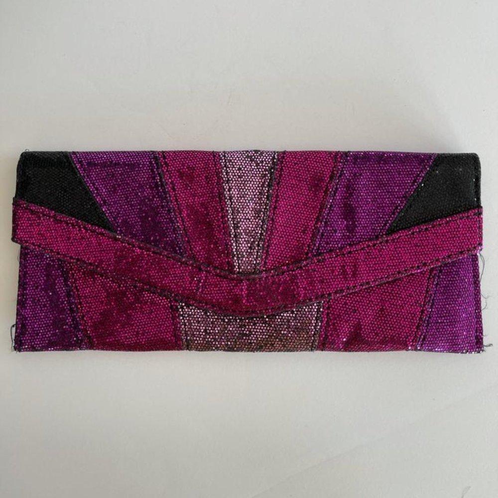 Women’s Purple Pink Sequin Clutch
